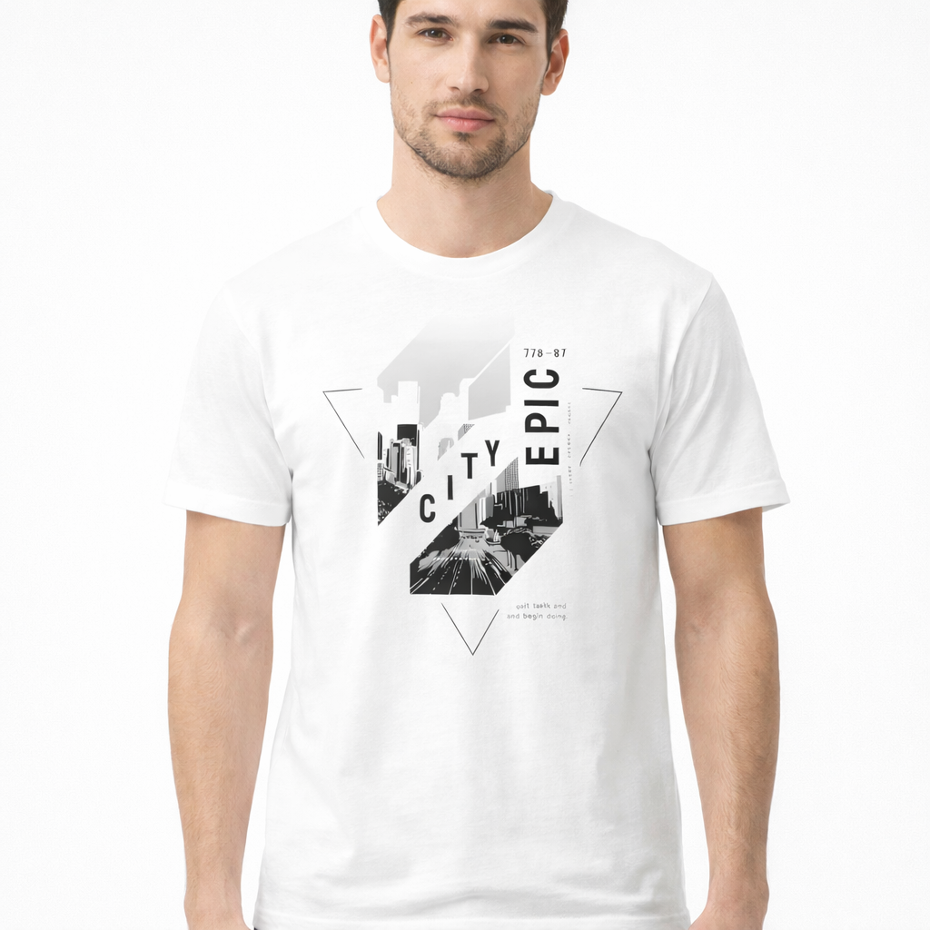 Men t-shirt cotton, All over print